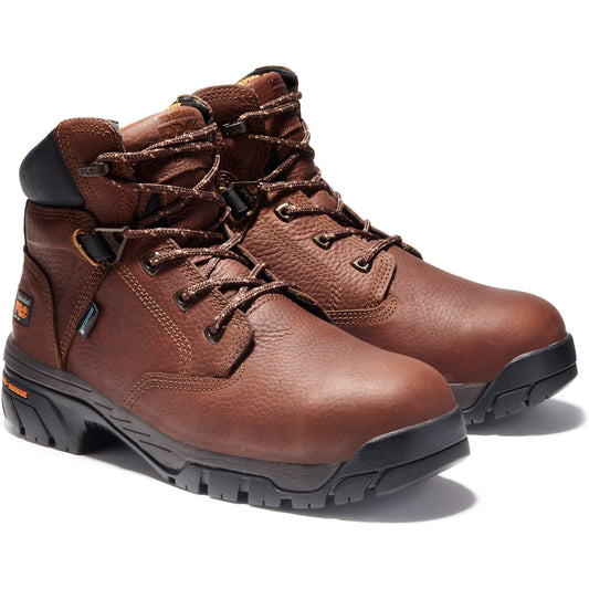 Timberland PRO Men's Helix 6" Alloy Toe Waterproof Work Boot Brown TB185594214 7 / Medium / Brown - Overlook Boots