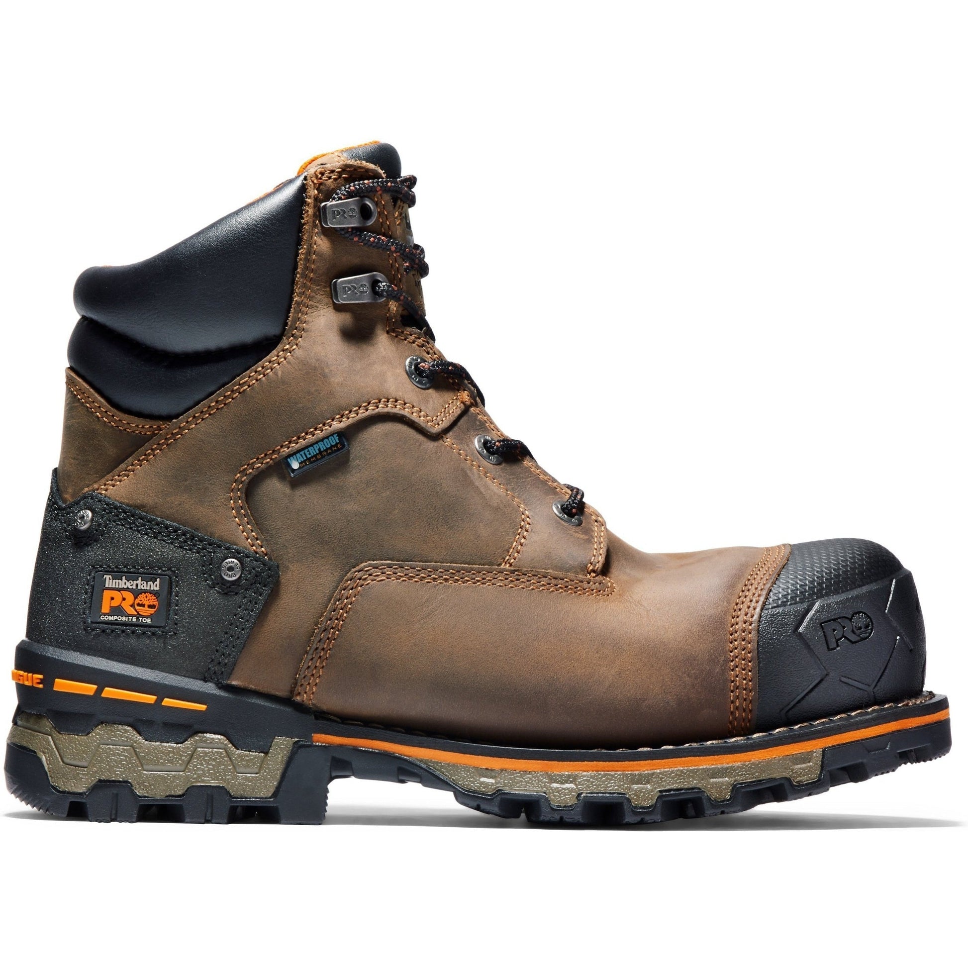 Timberland PRO Men's Boondock 6" Composite Toe Waterproof Work Boots - TB192615214 - Overlook Boots