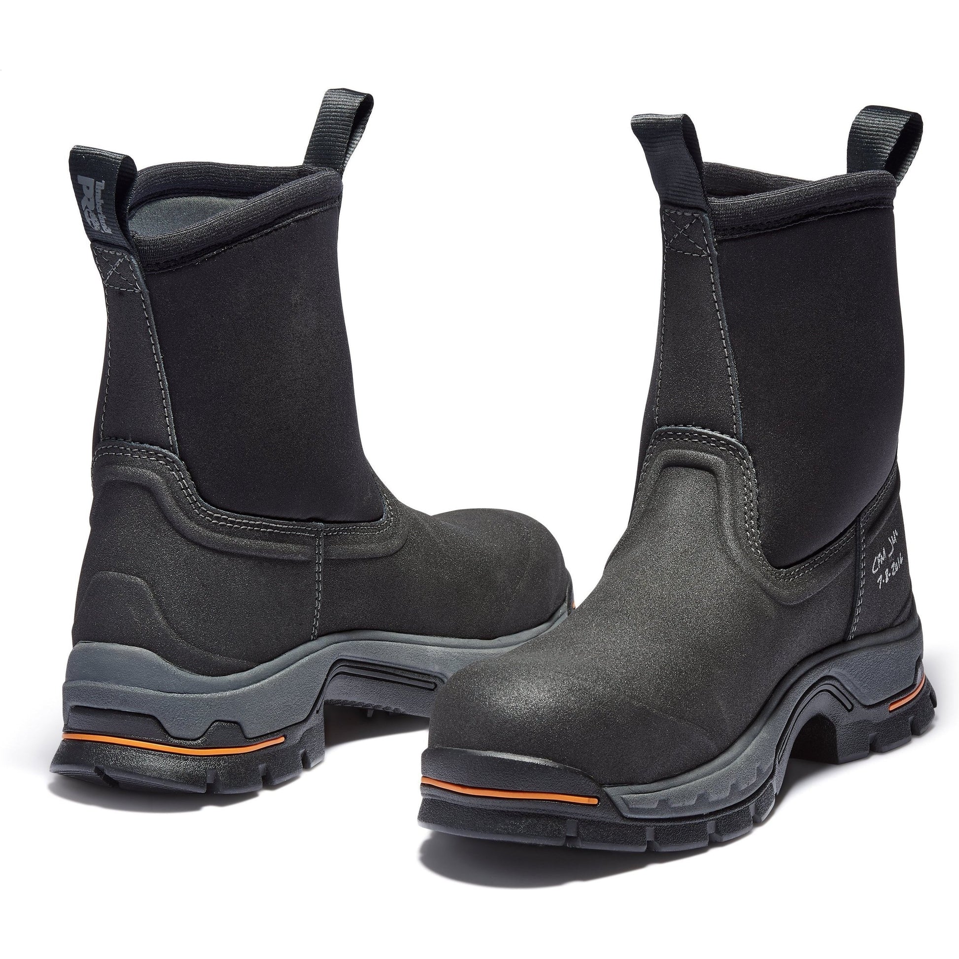 Timberland PRO Men's 8" Alloy Toe Waterproof Pull-on Work Boot - TB1A1AXG001 - Overlook Boots