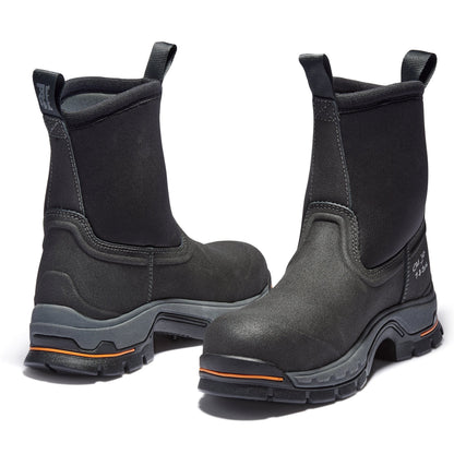 Timberland PRO Men's 8" Alloy Toe Waterproof Pull-on Work Boot - TB1A1AXG001 - Overlook Boots