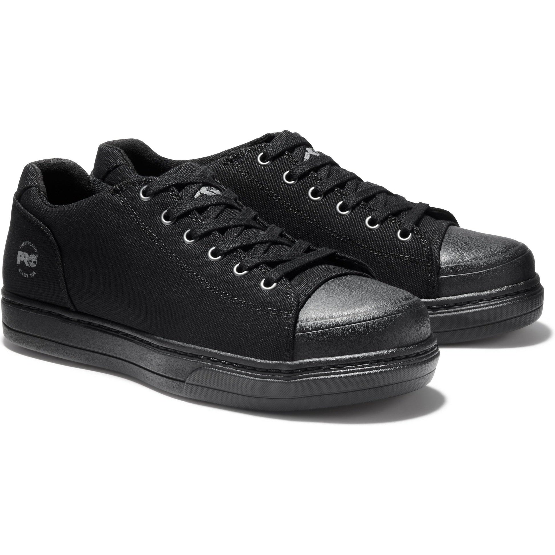 Timberland PRO Men's Disruptor Alloy Toe Canvas Oxford Work Shoe -TB0A1GVF001 7 / Medium / Black - Overlook Boots