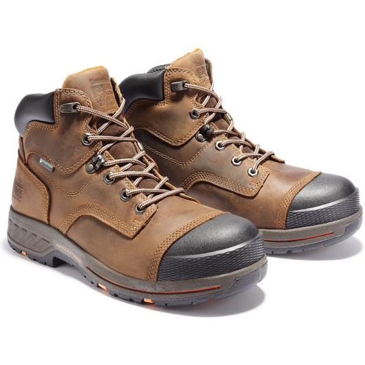 Timberland PRO Men's Helix 6" Heavy Duty Composite Toe Waterproof Work Boot - TB1A1HQL214 7 / Medium / Brown - Overlook Boots