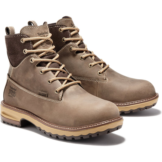 Timberland PRO Women's Hightower 6" Alloy Toe Waterproof Work Boot TB1A1KIT214 5.5 / Wide / Brown - Overlook Boots