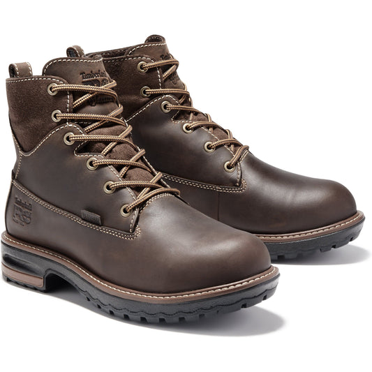 Timberland PRO Women's Hightower 6" Alloy Toe Waterproof Work Boot TB1A1KKS214 5.5 / Medium / Brown - Overlook Boots