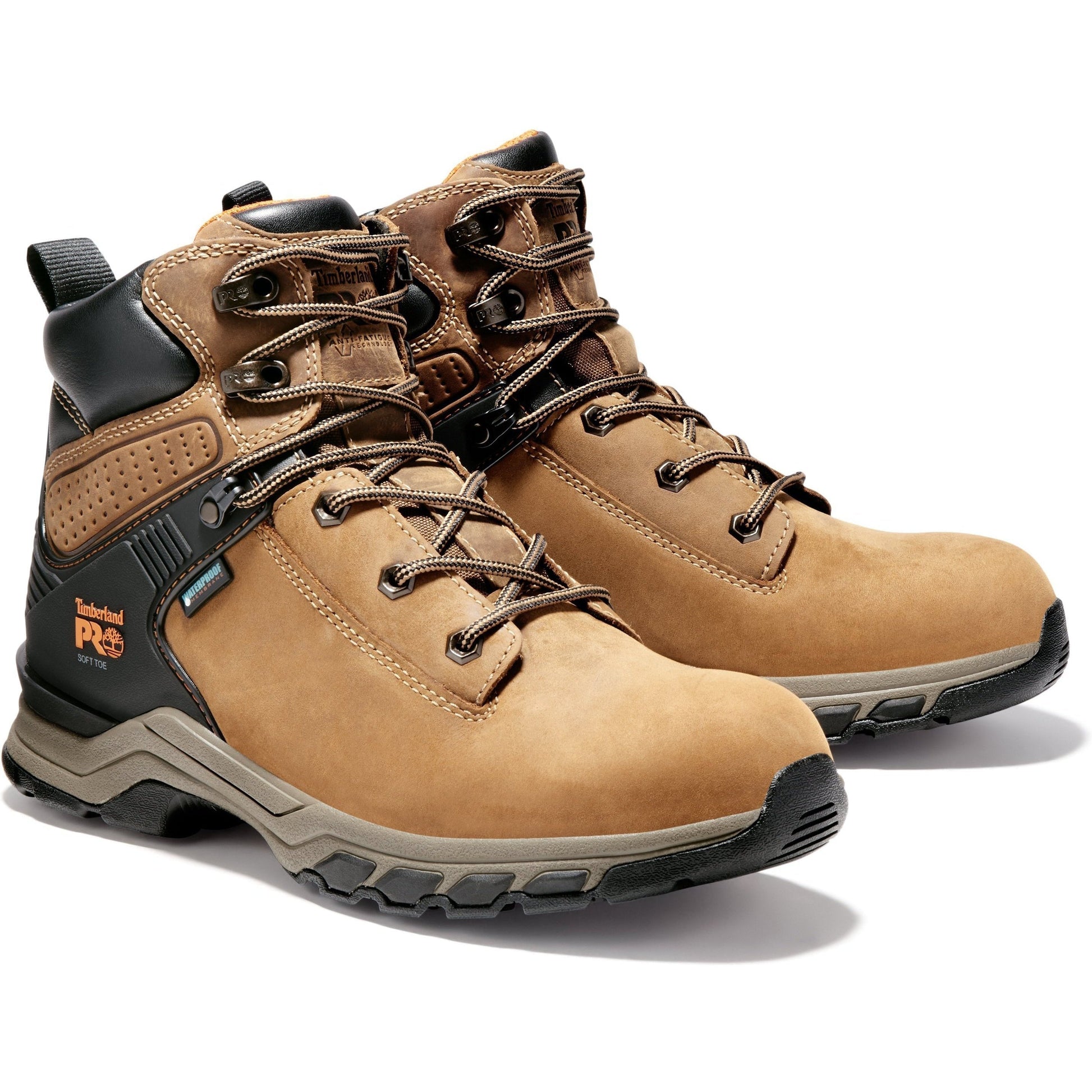 Timberland PRO Men's Hypercharge 6" Waterproof Work Boot - Brown - TB1A1Q56214 7 / Medium / Brown - Overlook Boots