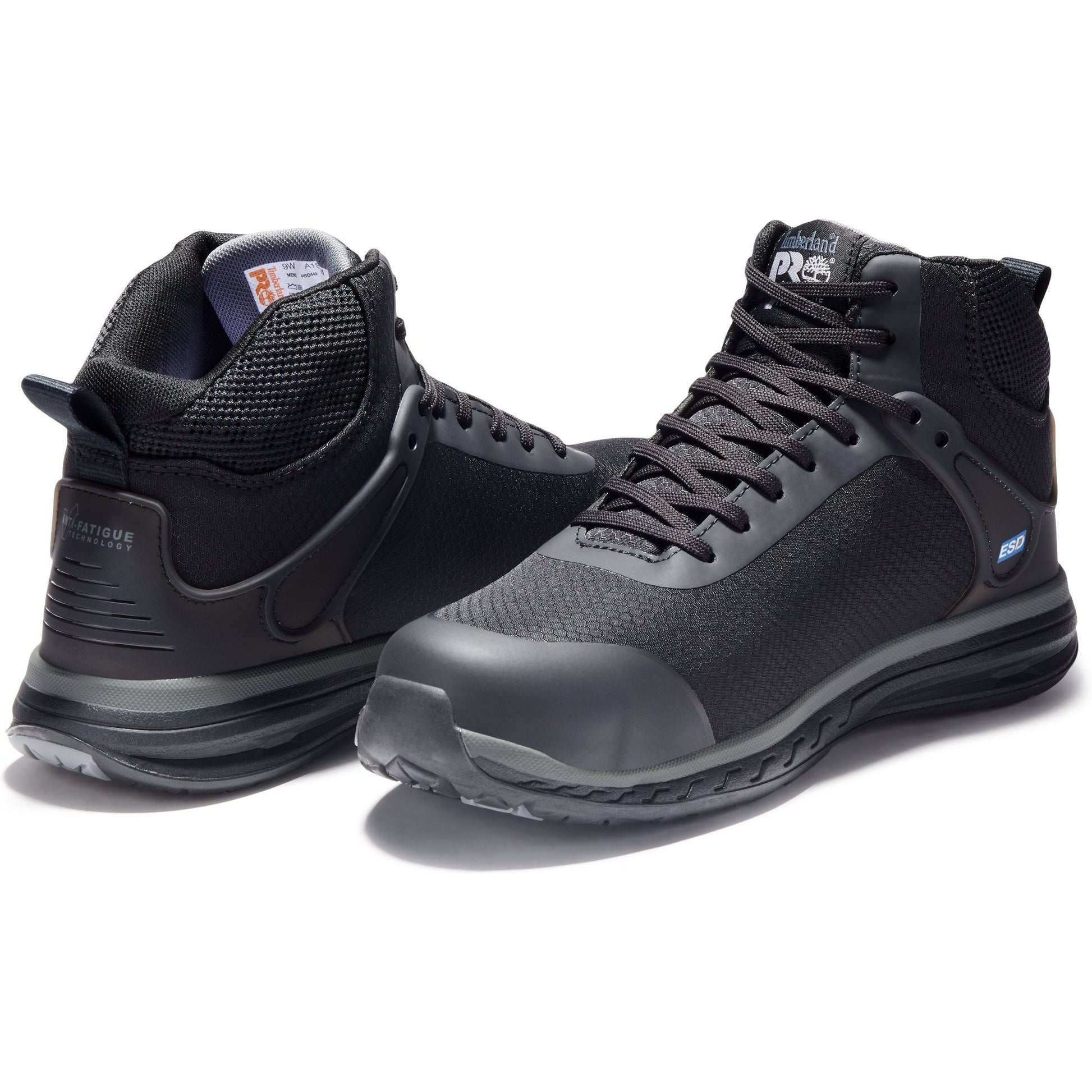 Timberland PRO Drivetrain Composite Toe Work Boots - Men's Black - TB0A1S5M001 - Overlook Boots