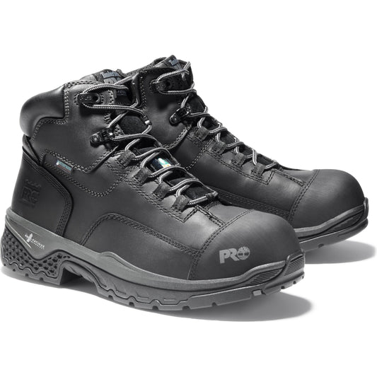 Timberland PRO Men's Bosshog 6" Composite Toe Waterproof Work Boot - TB0A1XJP001 8.5 / Medium / Black - Overlook Boots