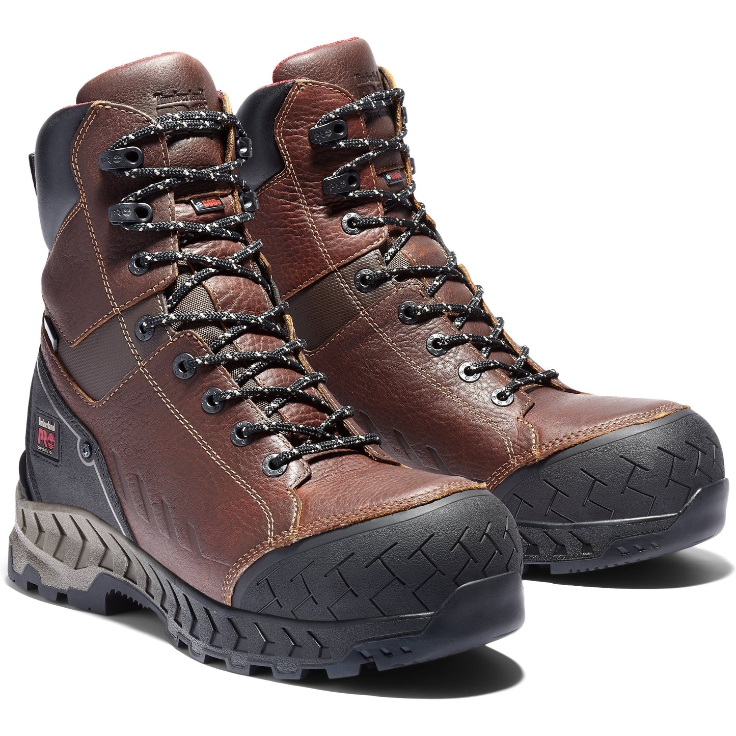 Timberland Pro Men's Work Summit 8" Composite Toe Waterproof Ins Work Boot TB0A25D9214 7 / Medium / Brown - Overlook Boots