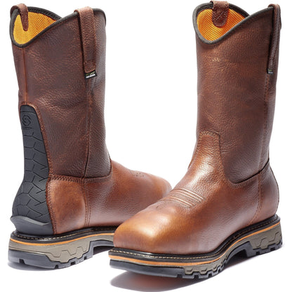 Timberland Pro Men's True Grit 10" Composite Toe Waterproof Metguard Western Work Boot TB1A25F5214 - Overlook Boots