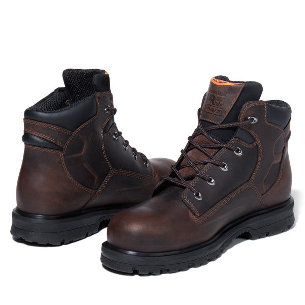 Timberland PRO Men's Magnus 6" Steel Toe Work Boot - Brown - TB185591214 - Overlook Boots