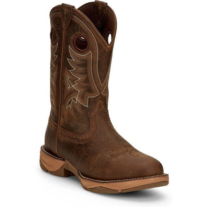Tony Lama Men's River 11" Extra Wide Round Toe Western Work Boot -Brown- RR3370 7 / Medium / Brown - Overlook Boots