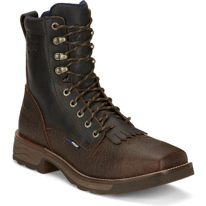 Tony Lama Men's High Range 8" Composite Toe Waterproof Western Work Boot -Brown- TW3430 8 / Medium / Brown - Overlook Boots