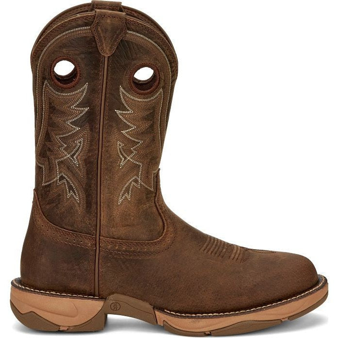 Tony Lama Men's River 11" Extra Wide Round Toe Western Work Boot -Brown- RR3370  - Overlook Boots