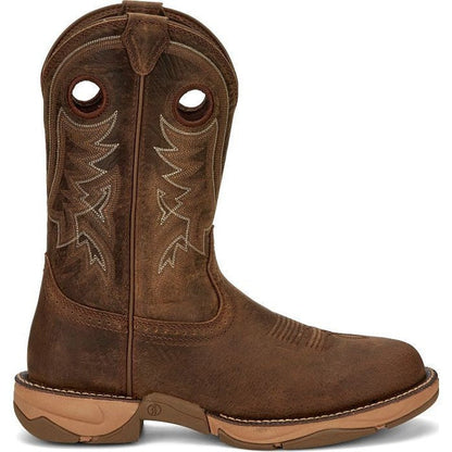 Tony Lama Men's River 11" Extra Wide Round Toe Western Work Boot -Brown- RR3370  - Overlook Boots