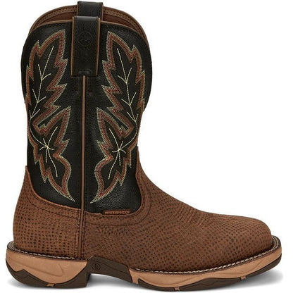 Tony Lama Men's Medford 11' Steel Toe Waterproof Western Work Boot- Brown- RR3373 - Overlook Boots