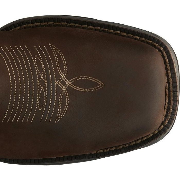 Tony Lama Men's Junction 11' Steel Toe Waterproof Western Work Boot -Brown- RR3352 - Overlook Boots