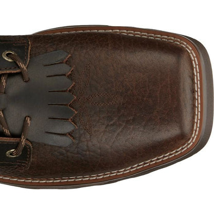 Tony Lama Men's High Range 8" Composite Toe Waterproof Western Work Boot -Brown- TW3430 - Overlook Boots