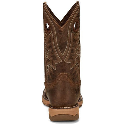Tony Lama Men's River 11" Extra Wide Round Toe Western Work Boot -Brown- RR3370  - Overlook Boots