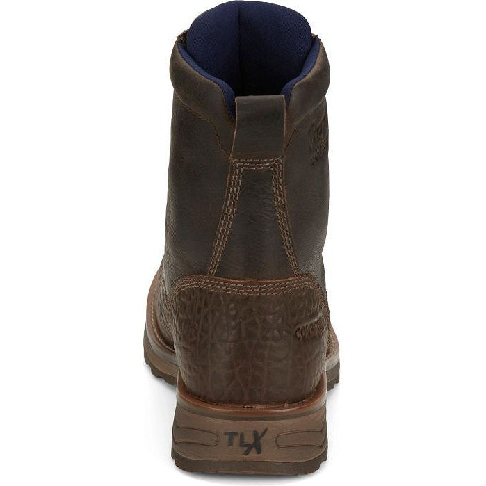 Tony Lama Men's High Plains 8" Composite Toe Waterproof Western Work Boot - Brown - TW3431 - Overlook Boots
