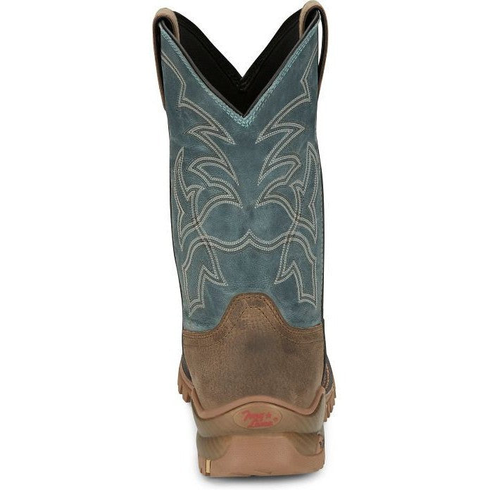 Tony Lama Men's Roustabout 11' Steel Toe Waterproof Western Work Boot -Tan- TW5008 - Overlook Boots