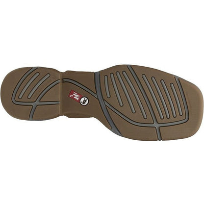 Tony Lama Men's Junction 11' Wide Square Toe Waterproof Western Work Boot -Brown- RR3353 - Overlook Boots