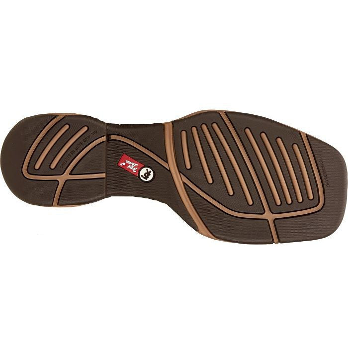 Tony Lama Men's Medford 11' Steel Toe Waterproof Western Work Boot- Brown- RR3373 - Overlook Boots