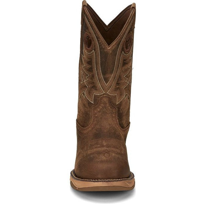 Tony Lama Men's River 11" Extra Wide Round Toe Western Work Boot -Brown- RR3370  - Overlook Boots