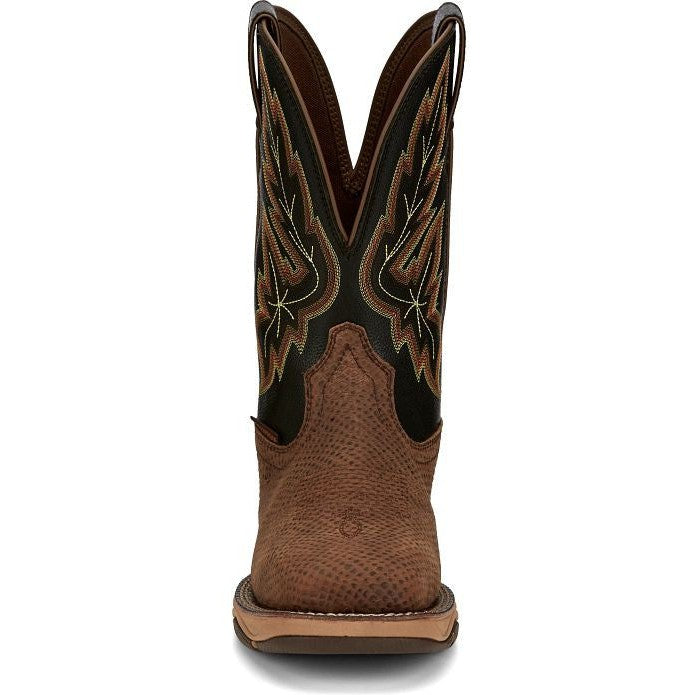 Tony Lama Men's Medford 11' Steel Toe Waterproof Western Work Boot- Brown- RR3373 - Overlook Boots