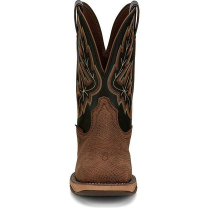 Tony Lama Men's Medford 11' Steel Toe Waterproof Western Work Boot- Brown- RR3373 - Overlook Boots