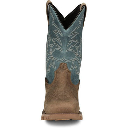 Tony Lama Men's Roustabout 11' Steel Toe Waterproof Western Work Boot -Tan- TW5008 - Overlook Boots