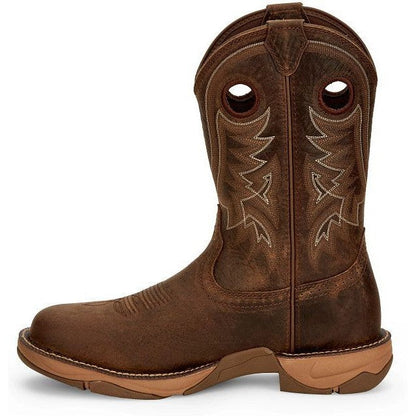 Tony Lama Men's River 11" Extra Wide Round Toe Western Work Boot -Brown- RR3370  - Overlook Boots