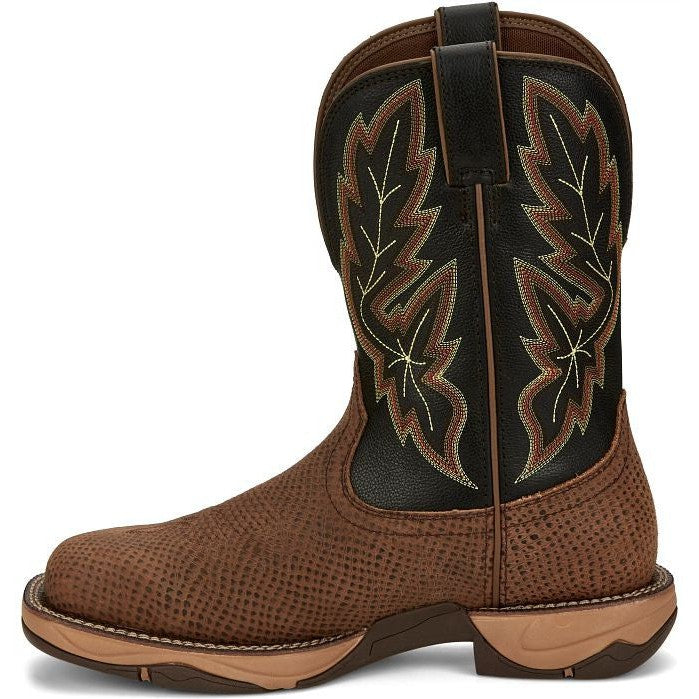 Tony Lama Men's Medford 11' Steel Toe Waterproof Western Work Boot- Brown- RR3373 - Overlook Boots