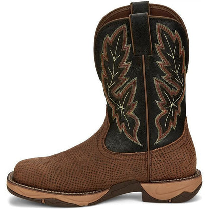 Tony Lama Men's Medford 11' Steel Toe Waterproof Western Work Boot- Brown- RR3373 - Overlook Boots