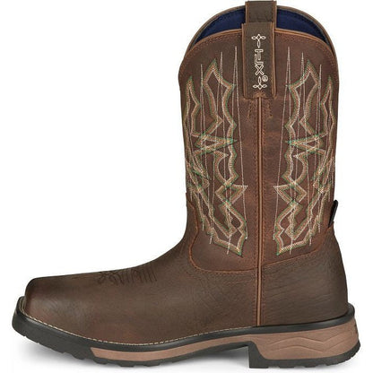 Tony Lama Men's Anchor 11' Composite Toe Waterproof Western Work Boot -Brown- TW3415 - Overlook Boots