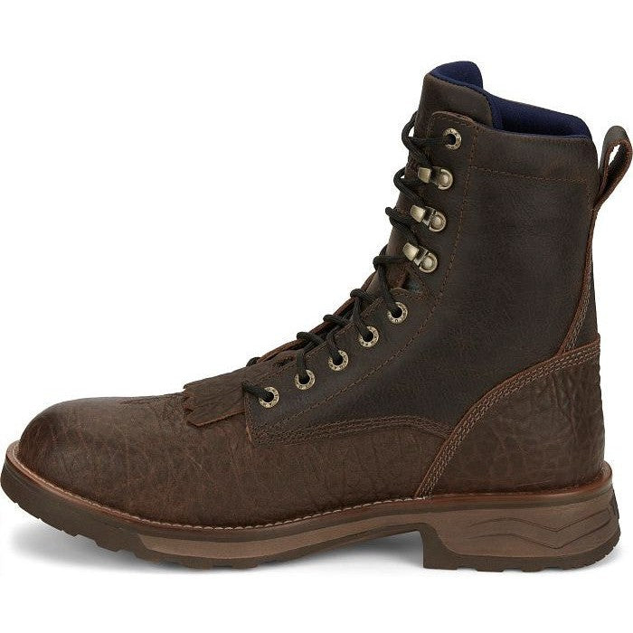 Tony Lama Men's High Plains 8" Composite Toe Waterproof Western Work Boot - Brown - TW3431 - Overlook Boots