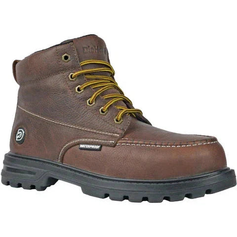 DieHard Men's Tundra Composite Toe Waterproof Slip Resistant Work Boot - Brown DH60861 7 / Medium / Brown - Overlook Boots