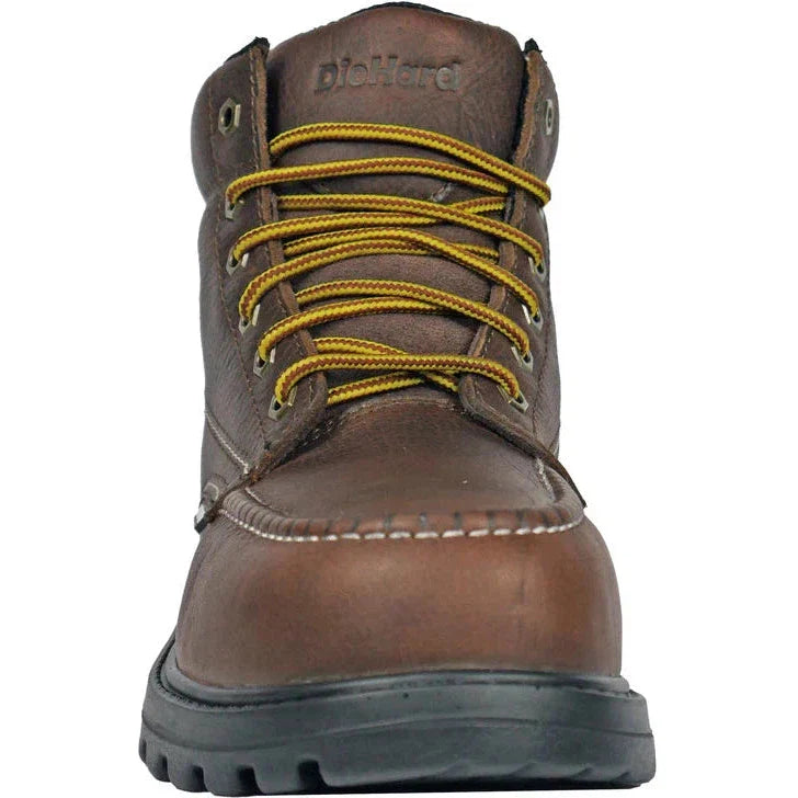 DieHard Men's Tundra Composite Toe Waterproof Slip Resistant Work Boot - Brown DH60861  - Overlook Boots