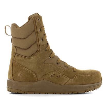 Volcom Men's Stone Force 8" Composite Toe Side Zipper Tactical Military Boot - Coyote - VM30702 - Overlook Boots