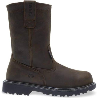 Wolverine Men's 10" Floorhand Waterproof Wellington Work Boot - Brown - W10682 - Overlook Boots