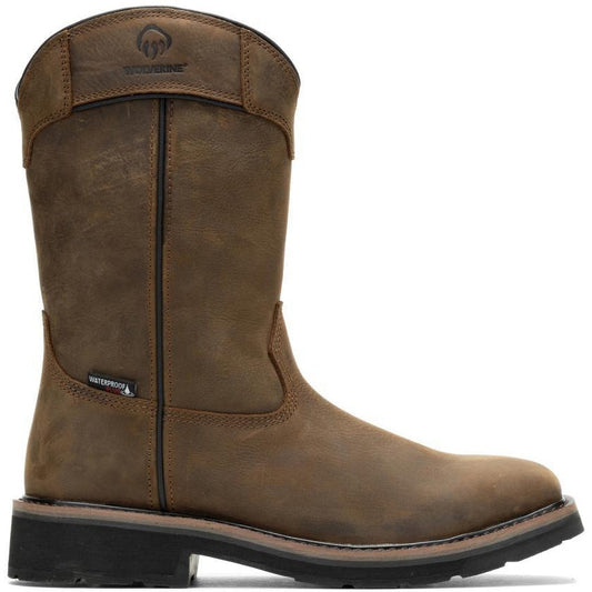 Wolverine Men's Rancher Pull Steel Toe Waterproof Work Boot -Coffee- W230053 7 / Medium / Brown - Overlook Boots