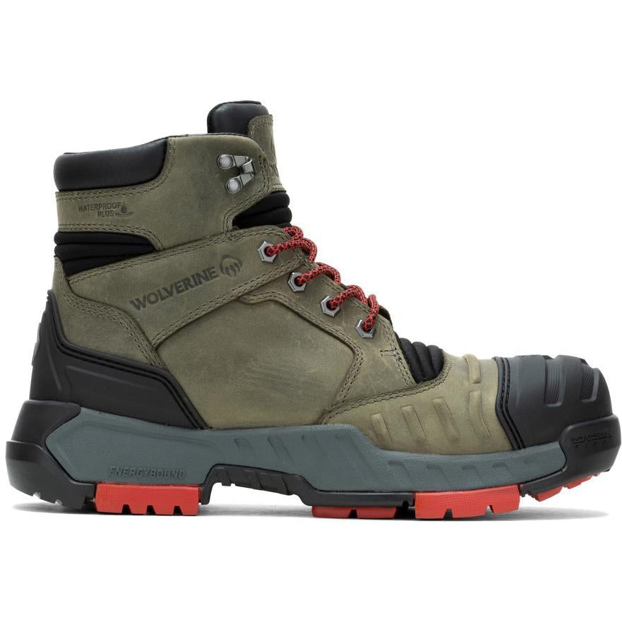 Wolverine Men's Ds Torque Waterproof Work Boot - Gray - W231093 7 / Medium / Gray - Overlook Boots