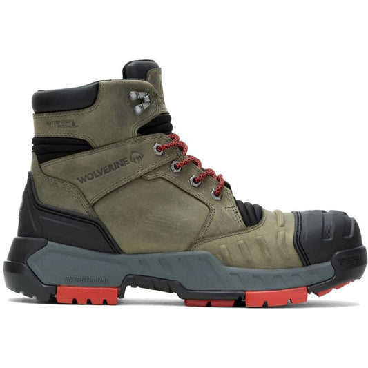 Wolverine Men's Ds Torque Waterproof Work Boot - Gray - W231093 7 / Medium / Gray - Overlook Boots