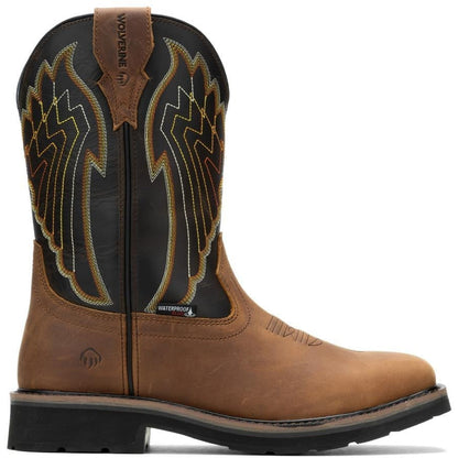 Wolverine Men's Rancher Eagle Steel Toe Waterproof Wellington Work Boot -Brown- W231109 7 / Medium / Brown - Overlook Boots
