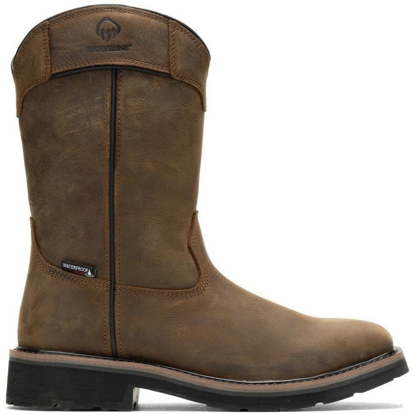 Wolverine Men's Rancher Pull Steel Toe Waterproof Work Boot -Coffee- W231114 7 / Medium / Coffee - Overlook Boots