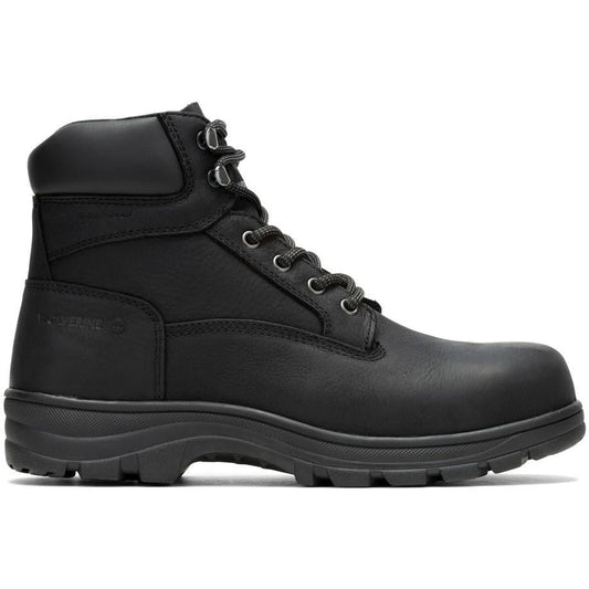 Wolverine Men's Carlsbad Steel Toe Waterproof Work Boot - Black - W231124 5 / Medium / Black - Overlook Boots