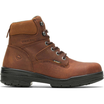 Wolverine Men's Durashocks 6" Soft Toe Work Boot -Brown- W02038 7 / Medium / Dark Brown - Overlook Boots