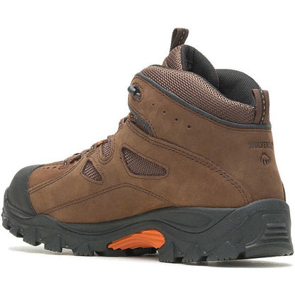 Wolverine Men's Hudson Steel Toe Hiking Work Boot - Brown - W02194  - Overlook Boots