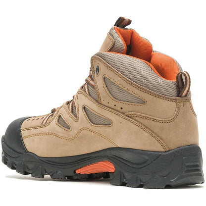 Wolverine Men's Durant Steel Toe Waterproof Work Boot -Brown/Orange- W02625 - Overlook Boots