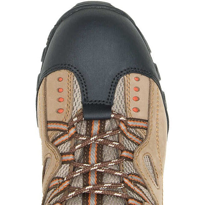 Wolverine Men's Durant Steel Toe Waterproof Work Boot -Brown/Orange- W02625 - Overlook Boots