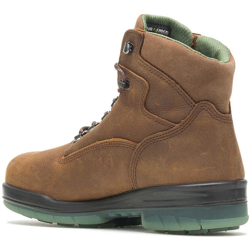 Wolverine Men's I-90 Durashocks 6" Steel Toe Waterproof 200G Ins Work Boot- Brown- W03294 - Overlook Boots